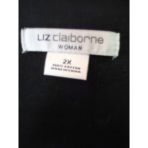 Vintage Y2K Liz Claiborne Argyle Cardigan Sweater Rainbow Colors Excellent 2XL - Picture 2 of 5